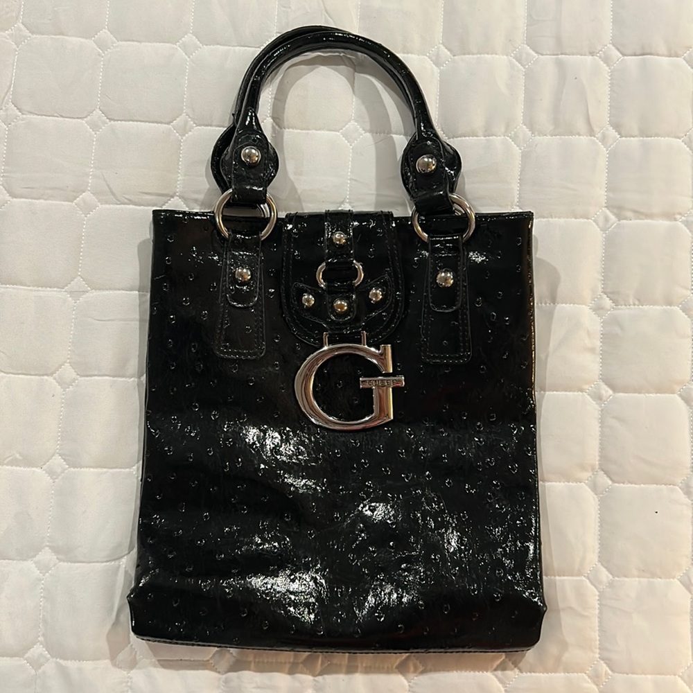 Guess black hand bag. Like new